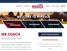 Tablet Screenshot of mihssca.com